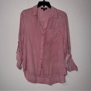 Velvet Heart Dusty Rose Button-Down Shirt